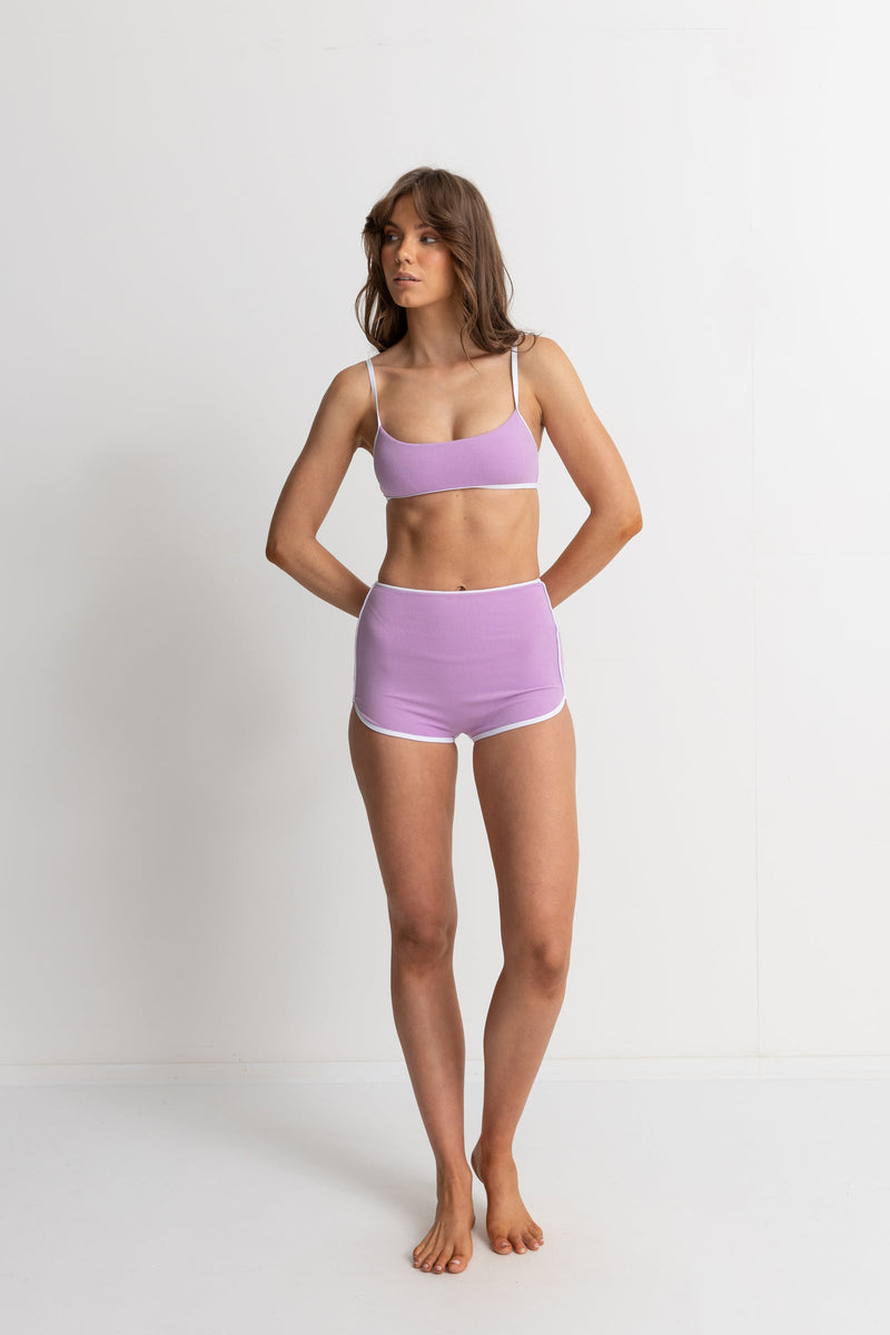 Terry Crop Top Orchid