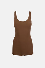 Terry Surf Short One Piece Chocolate