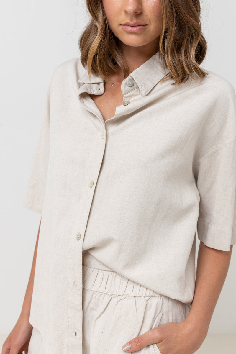 Classic Lounge Shirt Oat