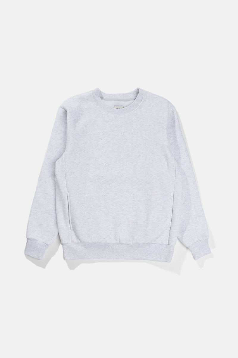 Classic Fleece Crew Heathered Grey