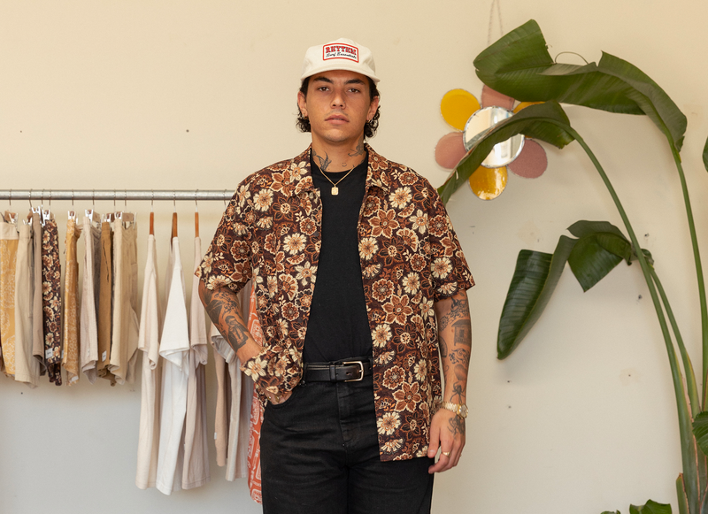 Cantabria Linen SS Shirt Brown