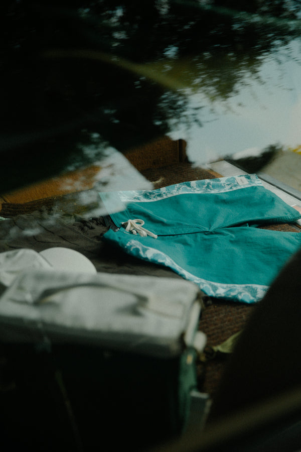 Side Stripe Trunk Teal