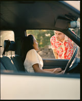 Isle Floral Cuban Ss Shirt Red