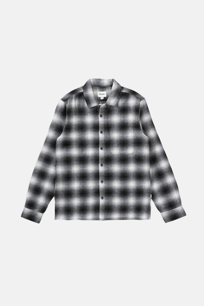 Check LS Shirt Black