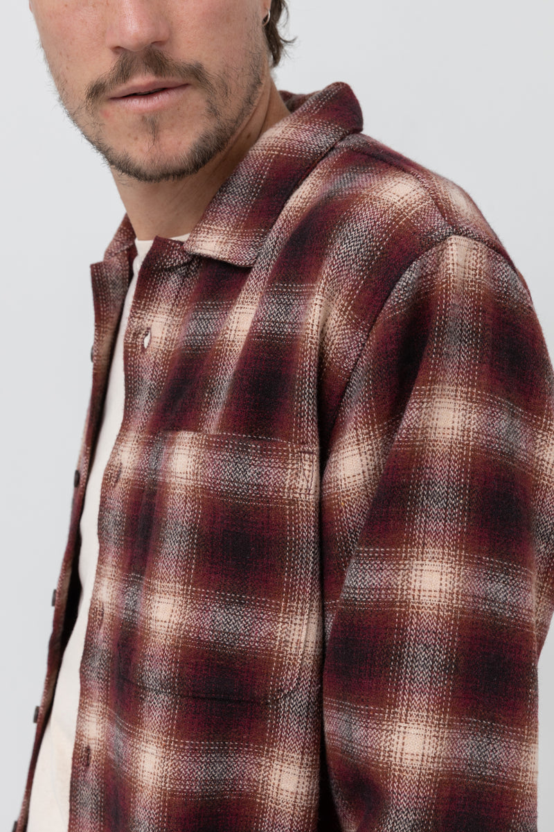 Check LS Shirt Mulberry