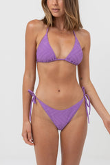 Castaway Slide Tri Top Purple