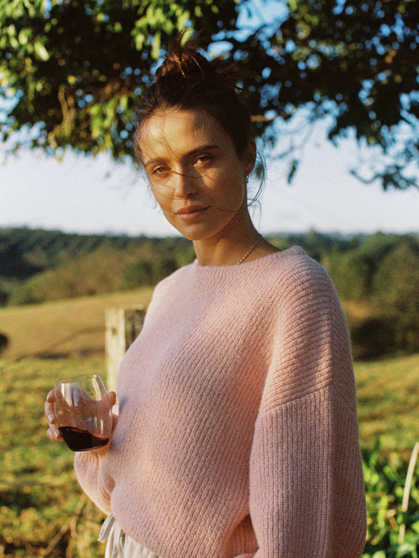 Somerset Knit Jumper Dusty Pink